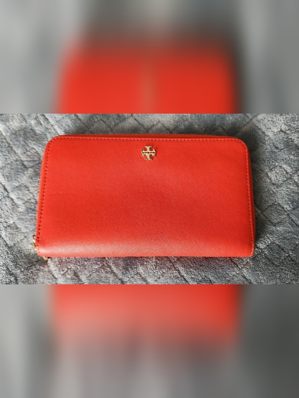 Tory Burch Red Wallet, GUC